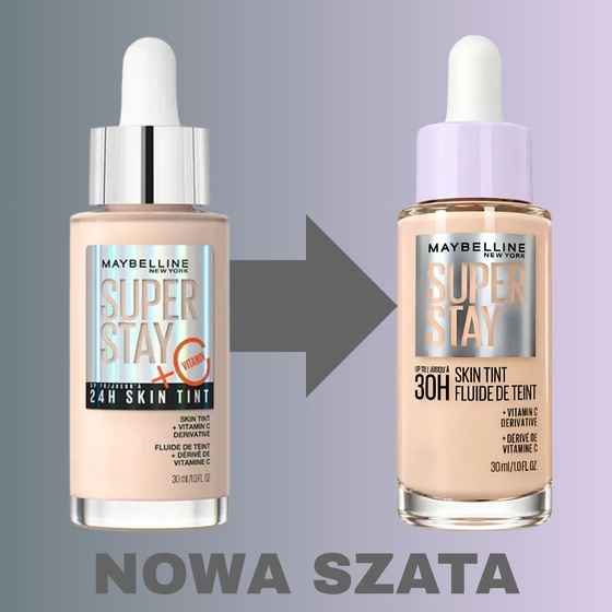 Kliknij na zdjęcie, aby je powiększyć MAYBELLINE SUPER STAY 24H SKIN TINT AUFHELLENDE GRUNDIERUNG 6 30ML