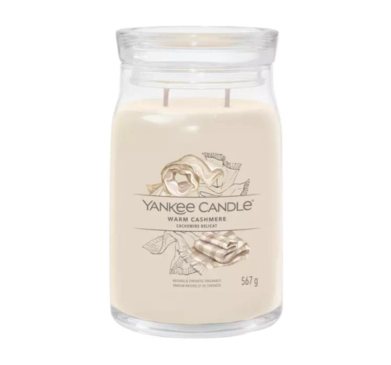 YANKEE CANDLE SIGNATURE DUFTKERZE WARM CASHMERE 567G