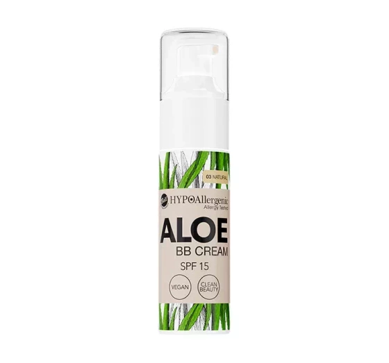 BELL HYPOALLERGENIC ALOE BB CREAM SPF 15 VEGANE GETÖNTE TAGESCREME 03 NATURAL 20G