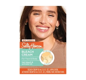 Sally Hansen Set zum Aufhellen der Gesichts- und Körperbehaarung: Creme 50 ml + Aktivator 50 ml