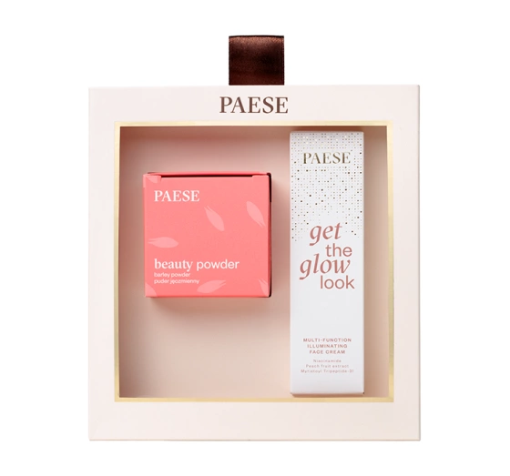 Paese All About The Base 01 Make-up-Geschenkset Creme-Basis Get The Glow Look 30 ml + Gerstenpuder Beauty Powder 10 g