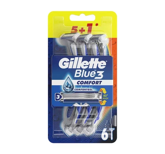GILLETTE BLUE 3 COMFORT EINWEGRASIERER 6 STÜCK 