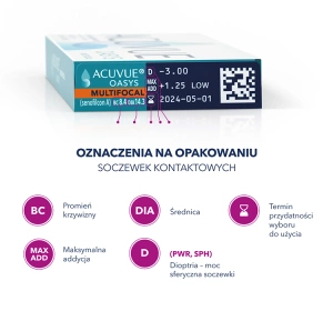 Acuvue Oasys Multifocal Kontaktlinsen 6 Stück