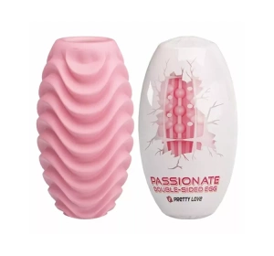 Pretty Love Double-Side Egg – doppelseitiger Masturbator in Eiform mit Noppen