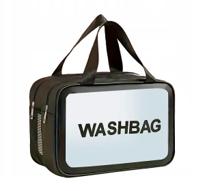 Top Choice Washbag – Kosmetiktasche mit zwei Fächern, schwarz