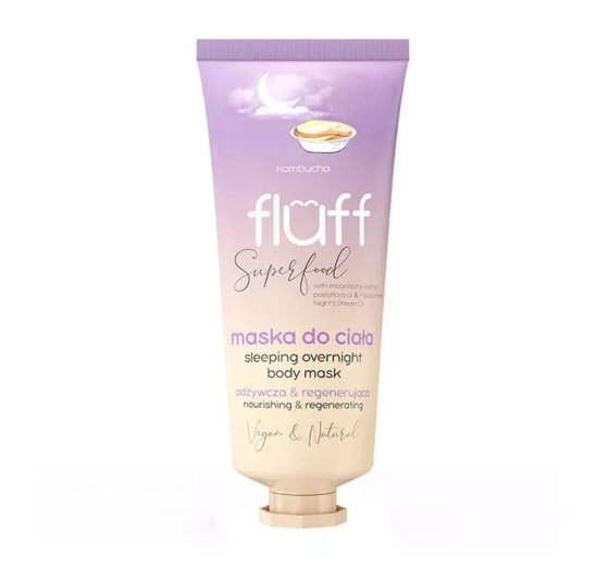 FLUFF SUPERFOOD KÖRPERMASKE FÜR NACHT KOMBUCHA 150ML