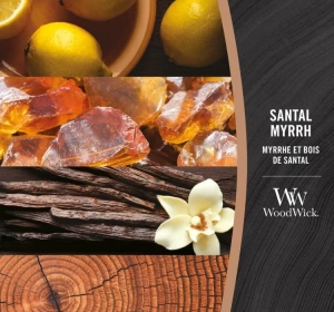 Woodwick Elipse Jar Candle Duftkerze Santal Myrrh 453,6 g