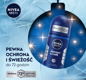 NIVEA MEN Caring Comfort Protect & Care Trio Geschenkset für Männer Duschgel + Antitranspirant Roll-on + Creme für Körper, Gesicht und Hände