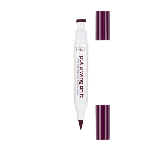 Wibo Put A Wing On It Zweiseitiger Eyeliner 01 Burgund