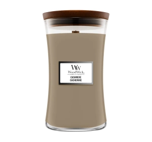 WOODWICK LARGE JAR CANDLE DUFTKERZE CASHMERE 610G