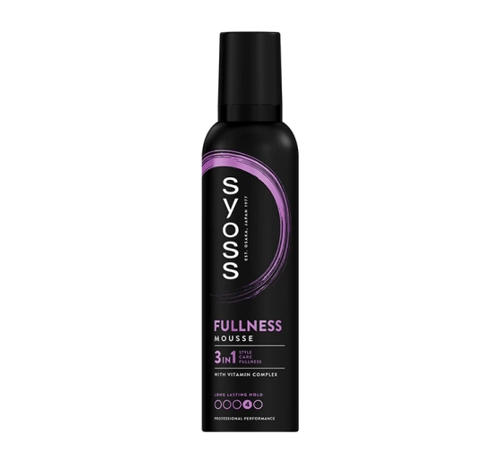 Kliknij na zdjęcie, aby je powiększyć SYOSS FULL HAIR 5 SCHAUMFESTIGER FÜR MEHR VOLUMEN 250ML