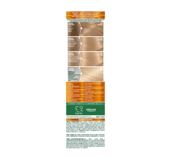 GARNIER COLOR NATURALS PERMANENTE HAARFARBE 10 SEHR HELLES BLOND