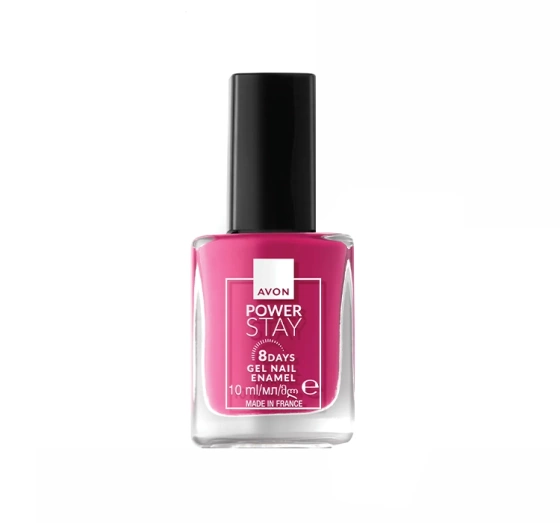 Kliknij na zdjęcie, aby je powiększyć Avon Power Stay Gel-Nagellack Fail Proof Fuchsia 10ml