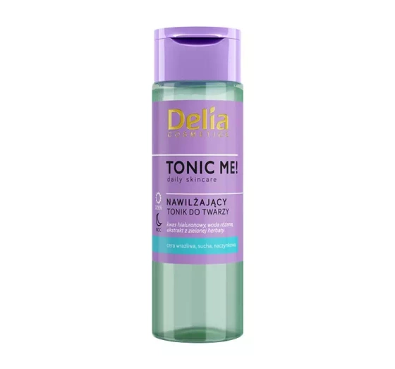 DELIA TONIC ME! FEUCHTIGKEITSSPENDENDES TONIKUM FÜR TROCKENE EMPFINDLICHE UND COUPEROSE-HAUT  200ML