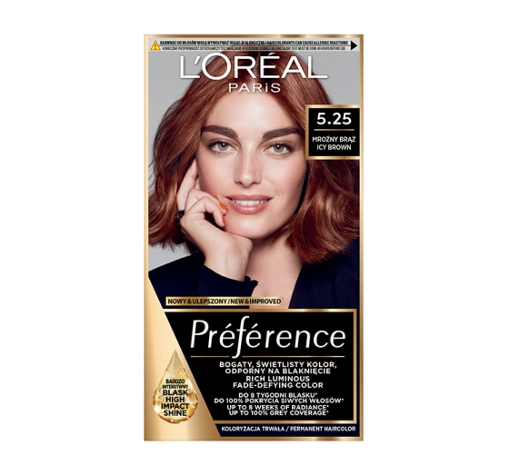 Kliknij na zdjęcie, aby je powiększyć LOREAL RECITAL PREFERENCE HAARFARBE M2 5.25