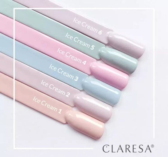 CLARESA SOAK OFF HYBRIDLACK ICE CREAM 6 5G