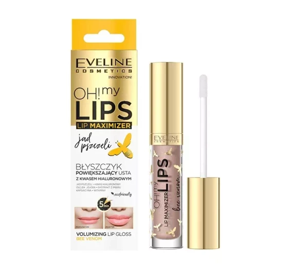 Kliknij na zdjęcie, aby je powiększyć EVELINE OH MY LIPS LIP MAXIMIZER LIPGLOSS BIENENGIFT 4,5 ML