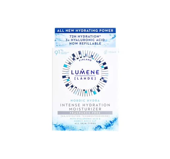 LUMENE NORDIC HYDRA [LÄHDE] INTENSE HYDRATION MOISTURIZER DUFTFREIE GESICHTSCREME 50ML