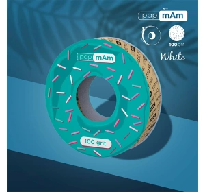 Staleks Pro Weißes Schleifband papmAm Expert 100 grit auf Rolle 7 m