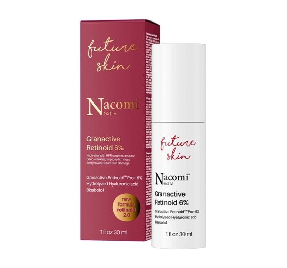 Kliknij na zdjęcie, aby je powiększyć Nacomi Next Level Future Skin Granactive Retinoid 6% Gesichtsserum 30 ml