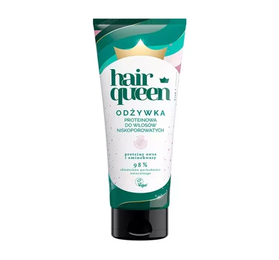 HAIR QUEEN PROTEINSPÜLUNG FÜR NIEDRIG PORÖSE HAARE 200ML 