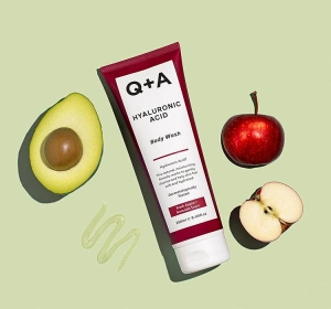 Q+A Hyaluronic Acid Feuchtigkeitsspendendes Körperwaschgel 50ml