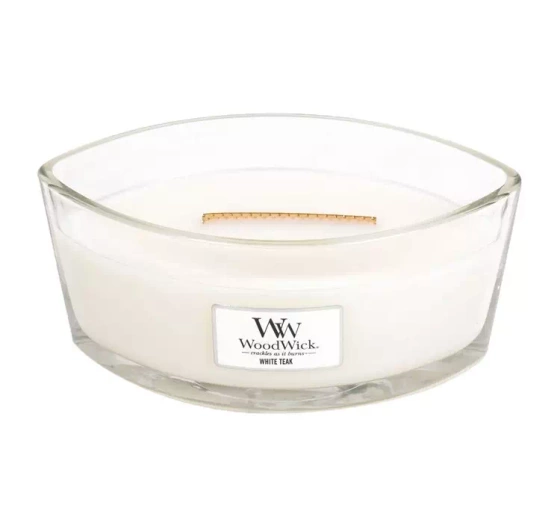 Woodwick Ellipse Candle Duftkerze White Teak 453.6g