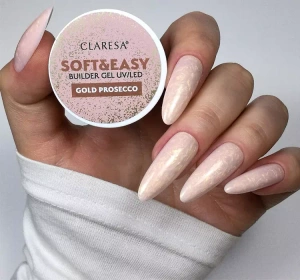 CLARESA SOFT & EASY AUFBAUGEL UV/LED GOLD PROSECCO 12G