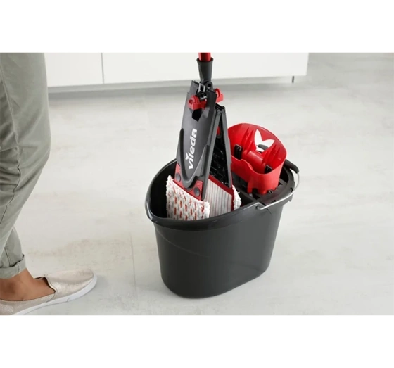 Kliknij na zdjęcie, aby je powiększyć Vileda Ultramax XL 2in1 Microfibre Flachmopp mit Eimer