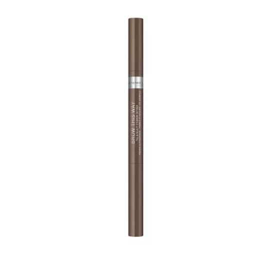 Kliknij na zdjęcie, aby je powiększyć RIMMEL BROW THIS WAY AUGENBRAUENSTIFT 002 MEDIUM BROWN