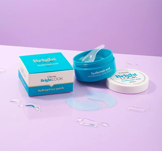 CLAVIER BRIGHT LOOK HYDROGEL-AUGENPADS MIT HYALURONSÄURE 60 STÜCK