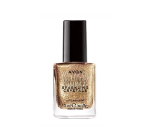 Avon Sprakling Crystals Klassischer Nagellack Festive Gold 10ml