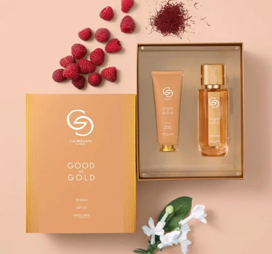 Kliknij na zdjęcie, aby je powiększyć Oriflame Giordani Gold Good as Gold Eau de Parfum Spray 50 ml + Handcreme 50 ml