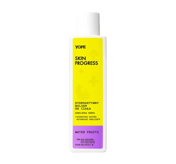Kliknij na zdjęcie, aby je powiększyć YOPE SKIN PROGRESS HYDROAKTIVE KÖRPERLOTION WATER FRUITS 200ML