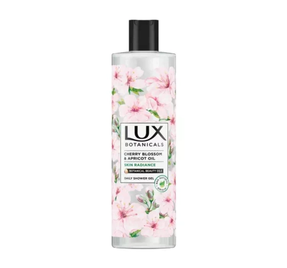 LUX BOTANICALS SKIN RADIANCE CHERRY BLOSSOM & APRICOT OIL DUSCHGEL 500ML