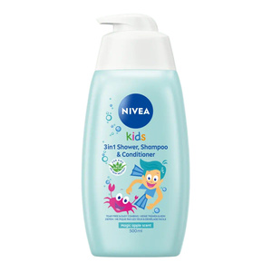 NIVEA KIDS Duschgel für Kinder mit dem Duft von Apfelkaramell „Magic Apple“, 500 ml