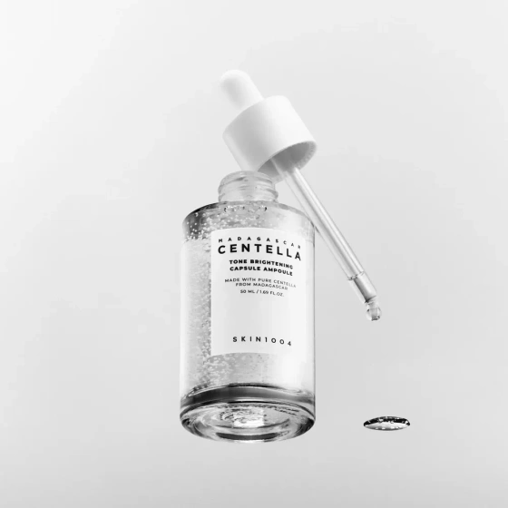 SKIN1004 Madagascar Centella Tone Brightening Capsule Ampoule Aufhellendes Ampullen-Serum für das Gesicht 50 ml