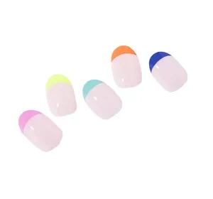 Ohora Hybrid-Nagelsticker Manicure Rainbow French