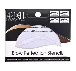 ARDELL BROW PERFECTING STENCILS SCHABLONEN FÜR AUGENBRAUEN SET 4 STÜCK