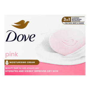 Dove Pink Feuchtigkeitsspendende Seife in Cremeform, 90 g
