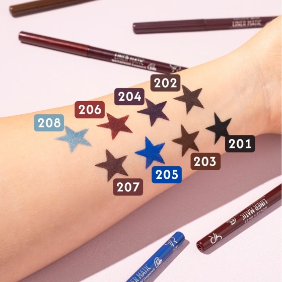Golden Rose Liner Matic Automatischer wasserfester Augenstift 201 Black 0,35 g