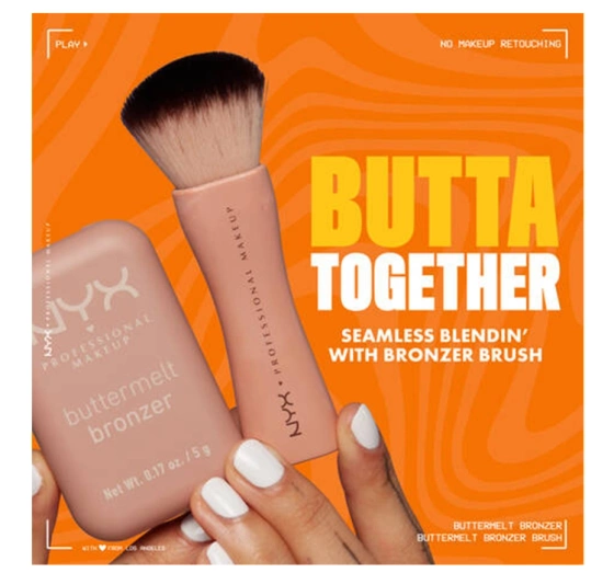 NYX PROFESSIONAL MAKEUP BUTTERMELT BRONZER 05 BUTTA OFF 5G