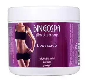 BINGOSPA Körperpeeling mit Glykolsäure 550g