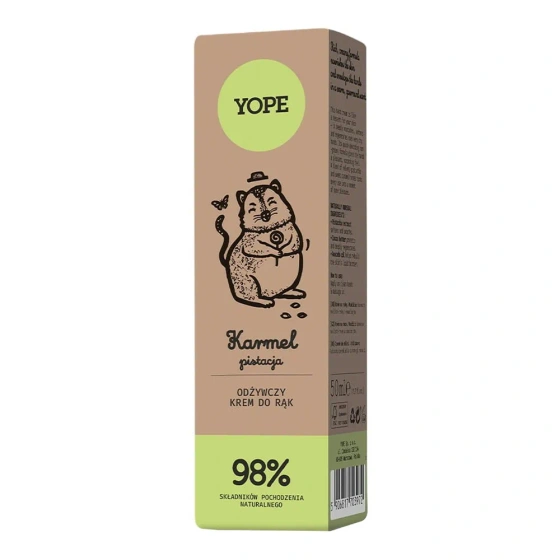 Yope Nährende Handcreme Karamell & Pistazie 50 ml