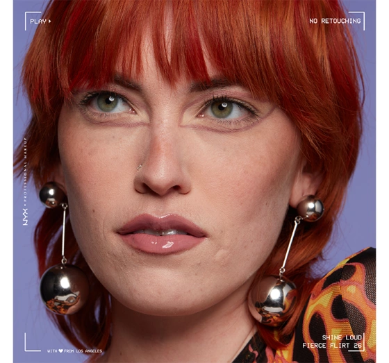 Kliknij na zdjęcie, aby je powiększyć NYX Professional Makeup Shine Loud Flüssiger Lippenstift 26 Fierce Flirt 6,8 ml