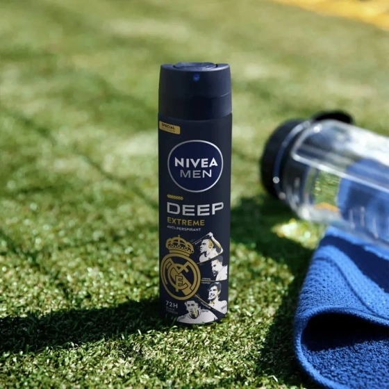 NIVEA MEN Deep Sport Limited Edition Real Madrid Antitranspirant für Männer 150 ml
