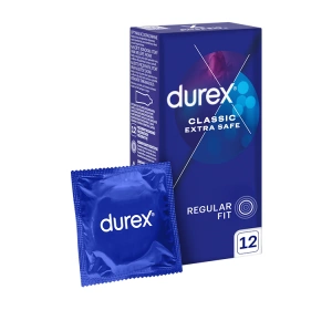 DUREX EXTRA SAFE THICKER KONDOME 12 STÜCK