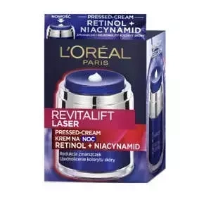 LOREAL REVITALIFT LASER RETINOL + NIACINAMID GESICHTSCREME FÜR DIE NACHT 50ML