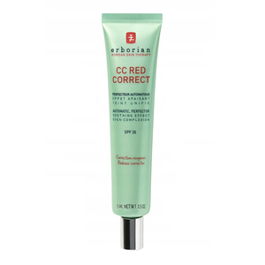 Erborian CC Red Correct SPF25 – aufhellende CC-Creme mit grünem Pigment zur Vereinheitlichung des Hauttons, 15 ml
