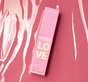 Eveline Cosmetics Vinylove Langanhaltender Flüssiglippenstift mit Vinyl-Finish 01 Pinky 4 ml
